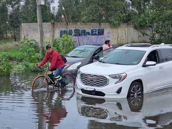 Entre las colonias zonas críticas de inundación se encuentran la Avenida Nacional, Las Torres e incluso el Mercado Hidalgo / Agencia Es Imagen