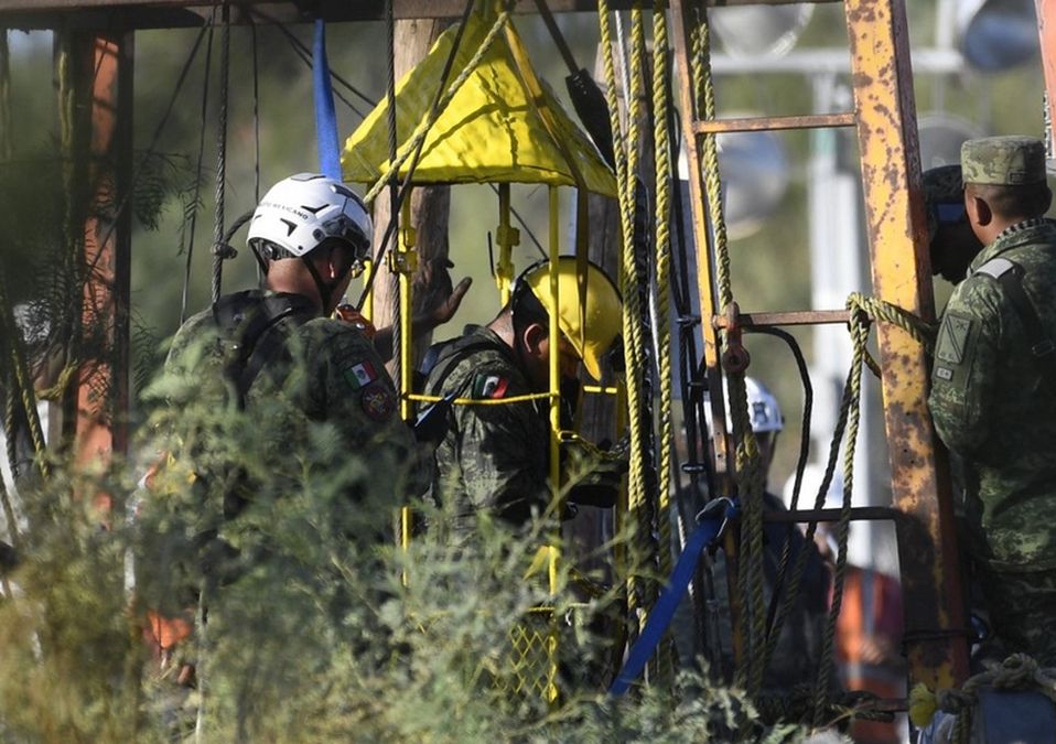 Mina en Sabinas, Coahuila / AFP
