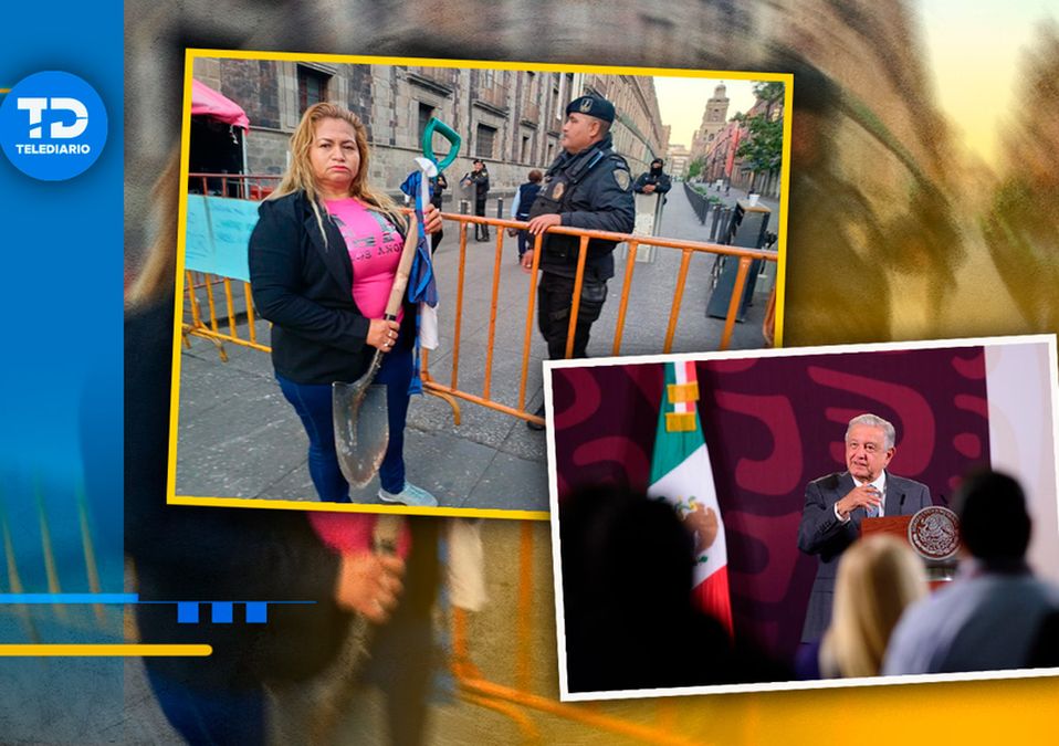 La activista llegó al Palacio Nacional previo a la conferencia matutina de AMLO / Pedro Domínguez