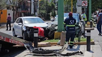 Choque de crucero en San Pedro. | Fabricio Gallegos