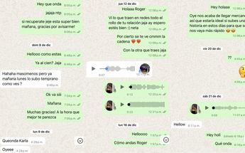 Conversaciones de 'Roger Alucín' y la regiomontana. | Especial