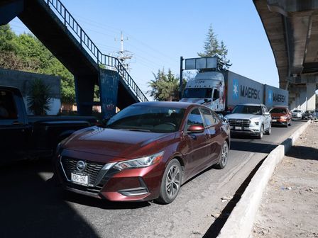 La Autopista México-Puebla regsitra tráfico por obras de mantenimiento, conoce los tramos afectados / Es Imagen