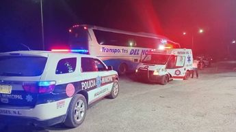 Elementos de Protección Civil fueron quienes llegaron a la zona en Nuevo León. | Especial