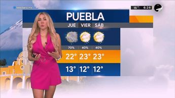 Pronóstico del tiempo para Puebla, con Jessica de Luna - 07 de septiembre de 2022