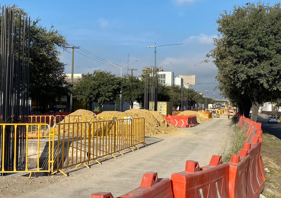El vaciado en colado para las columnas del Metrorrey se llevará a cabo a partir de las 11:00 horas del martes. | Pamela Villanueva