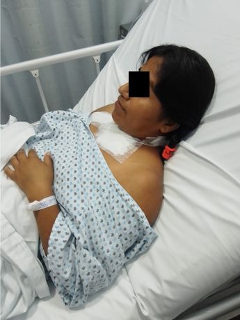 Graciela Alfaro se mantiene bajo observación médica en el Hospital General de Tehuacán / Cortesía