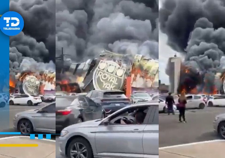 A través de redes sociales, se han compartido imágenes del aparatoso incendio en este casino de Culiacán