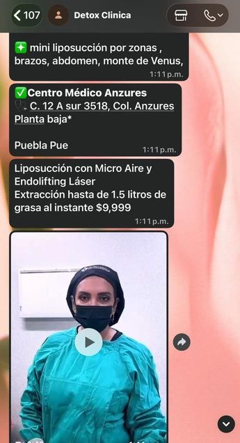 La falsa cirujana enviaba a sus pacientes un video perteneciente a la Dra. Príncipe, usurpando su identidad / Especial