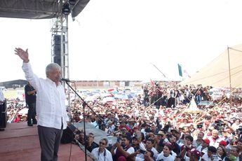 Andrés Manuel López Obrador, presidente electo en 2018. | Ariana Pérez