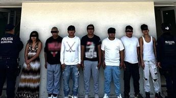 Detienen a 7 por balacera en Valle de Chalco.