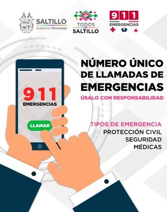 Mediante la aplicación 911 puedes reportar situaciones de emergencia o peligro.