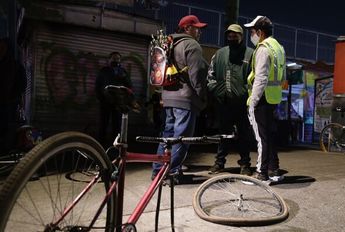 Los peregrinos son originarios del pueblo de Mixquic/ Enrique Luna