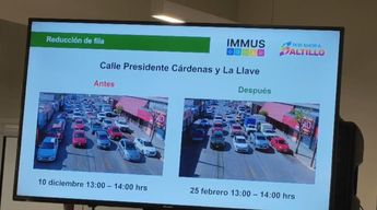 El nuevo sistema de movilidad en Saltillo prioriza a peatones con semáforos inteligentes que detienen el tráfico. | Daniel Santiago