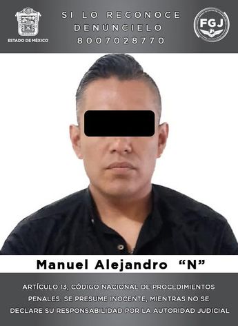 Manuel Alejandro "N", detenido por homicidio de Iñigo Arenas Saiz