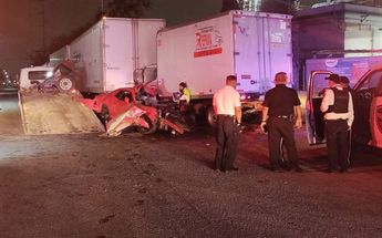 Accidente vial con un muerto en Apodaca, Nuevo León. | Cortesía