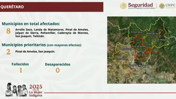 En Querétaro hay ocho municipios afectados, de los cuales, dos se consideran con mayores afectaciones. | Captura