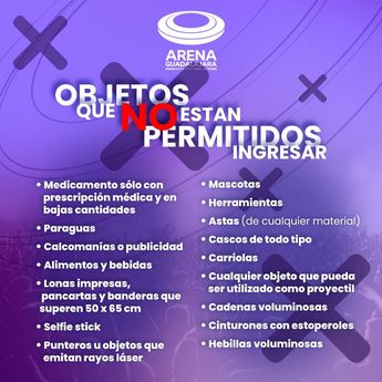 Es importante mantenerse al tanto de los posbiles cambios que surjan en el reglamento dependiendo del evento | Arena Guadalajara
