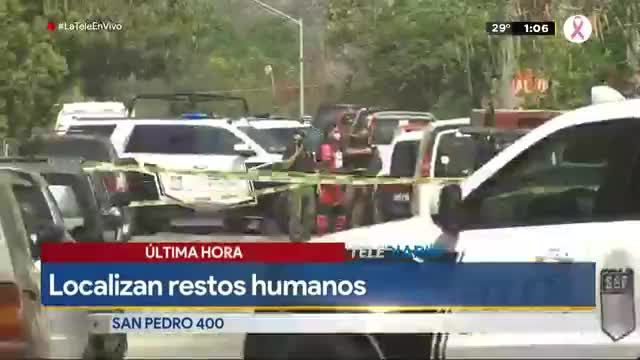 Encuentran restos humanos en San Pedro 400 