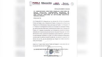 La suspensión busca honrar la conmemoración anual del Día de la Educadora, que se celebra cada 21 de abril en México | SEP Puebla
