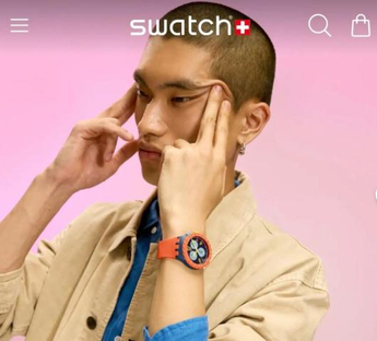 Imagen de campaña publicitaria de Swatch. | @ifenglobal via X.
