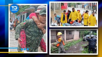 En Guerrero ya fueron rescatadas cinco mil 120 personas, de acuerdo con Protección Civil./Presidencia.