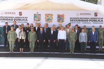 Reunión de seguridad de estados del noreste del país. | Leonel Rocha