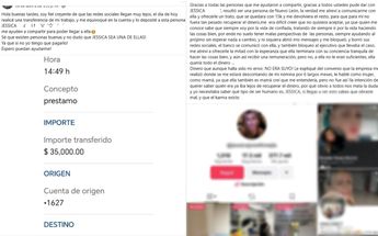 Esta fue la publicación de la joven en Facebook. | Especial