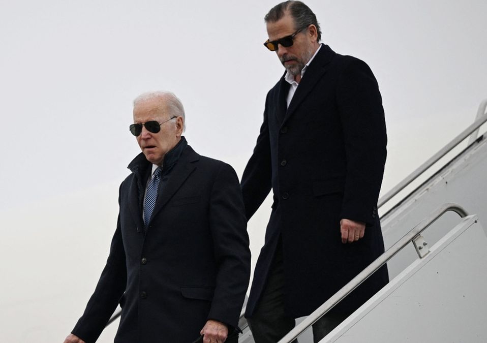 Joe y Hunter Biden / AFP