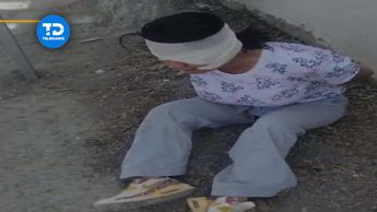 La mujer mencionó que la aventaron de una camioneta