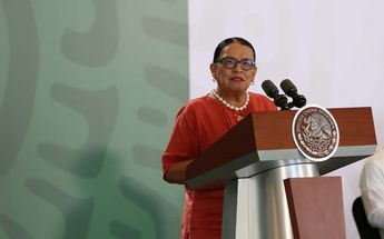 Rosa Icela Rodríguez informó que el Gobierno de México apoya en la investigación. | Octavio Hoyos