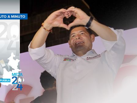 Alejandro Armenta Mier, virtual ganador de la gubernatura en Puebla / Agencia Es Imagen