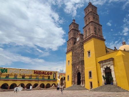 Grito de Independencia en Guanajuato.
