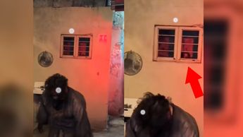 Extraño-ser en ventana de la casa de Aramberri causa terror: VIDEO