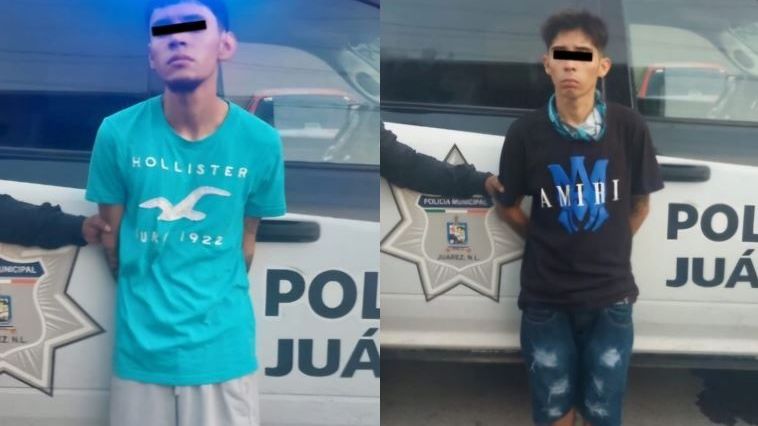 Jóvenes detenidos con droga. | Cortesía