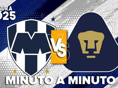 En fase regular, Rayados venció a Pumas 3-1 en la jornada