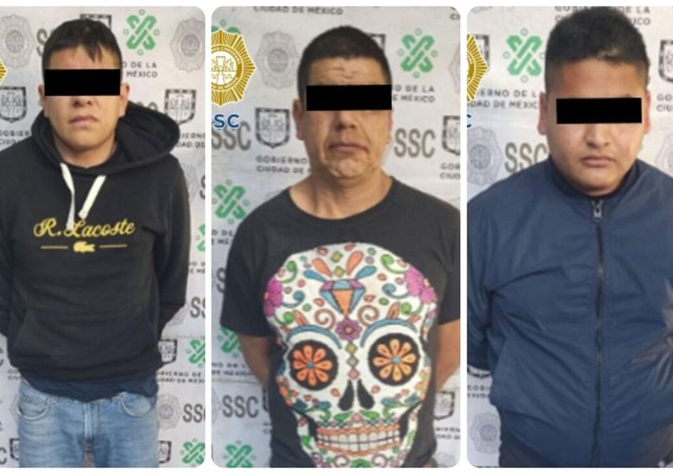 Los tres detenidos fueron trasladados a un Ministerio Público Capitalino / Carlos Vega.