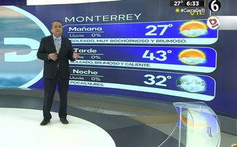 Clima Monterrey del 24 al 26 de mayo 2024