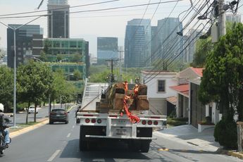 Traslado de la obra de San Pedro a Monterrey. / Leonel Rocha