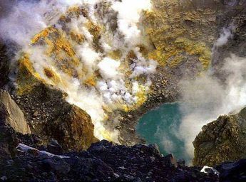 El cráter del volcán más peligroso de México albergaba una laguna / UNAM