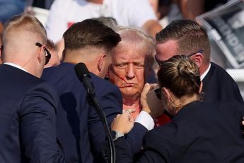 Cuerpo de seguridad de Donald Trump durante atentado