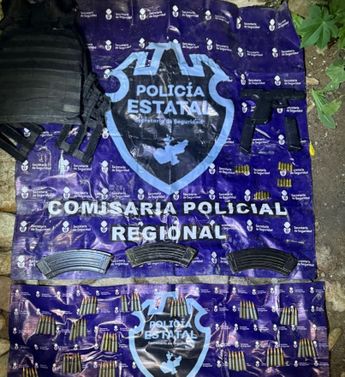 Parte del armamento que le fue incautado a Enrique 'N' | Secretaría de Seguridad de Jalisco