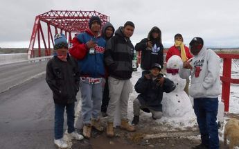 Día que cayó nieve en La Laguna