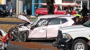 Otro de los vehículos accidentados. | Erik Solheim Rocha
