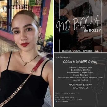 Rossy Puente hizo una invitación en redes sociales para asistir a su 'no boda'. | Especial