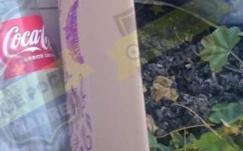 La bebé estaba rodeaba de basura y dos botellas | X: @QuePocaMadre_Mx