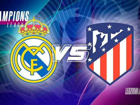 Sigue las acciones del partido Real Madrid vs Atlético Madrid en Champions League / Especial