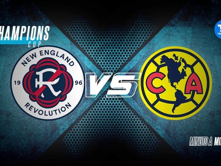 América visita al New England Revolution en la ida de los cuartos de final de la Champions Cup. / Especial
