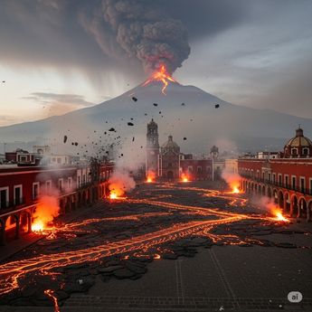 Puebla sería uno de los estados más afectados si el Popocatépetl hace erupción dependiendo de la magnitud y de la ubicación. (Gemini)