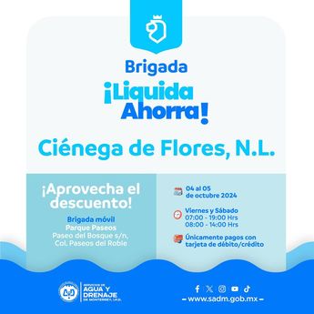 Descuentos en Agua y Drenaje de Monterrey | Especial
