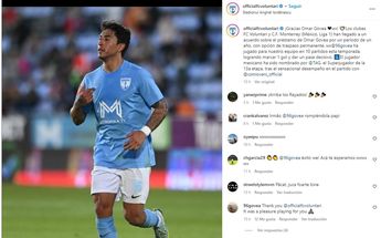 FC Voluntari despide a Omar Govea / CORTESÍA: @officialfcvoluntari